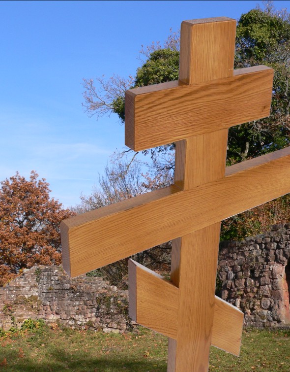 Buy grave markers and wooden cross for graves online. Personalized grave crosses, memorial cross